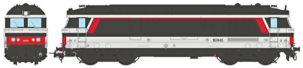 REE Modeles MB-070 - French Diesel Locomotive Class BB 167 445 Depot BORDEAUX
